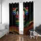 South Africa Black History Month Window Curtain Live It Learn It Make It - African Pride