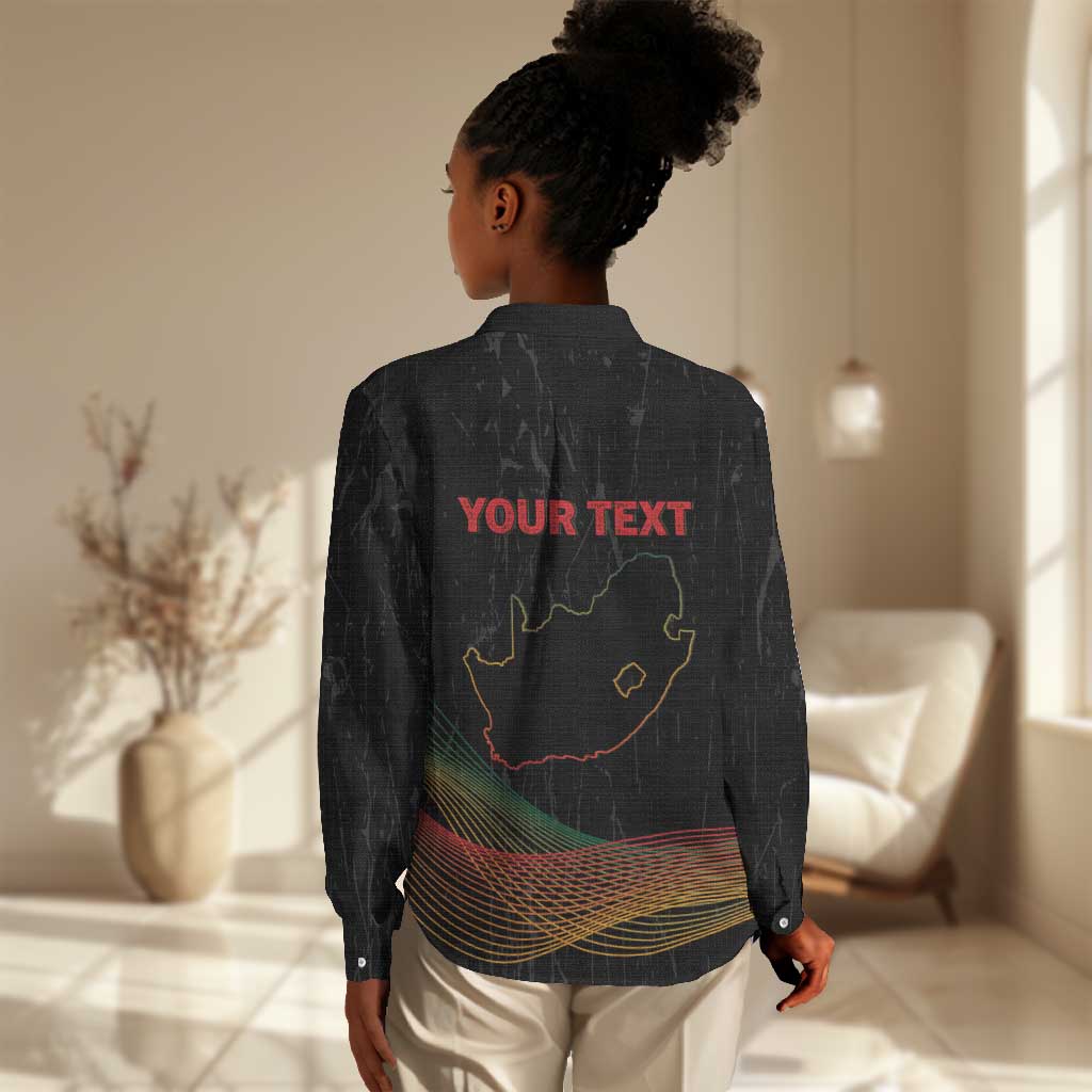 Personalized South Africa Black History Month Women Casual Shirt Live It Learn It Make It - African Pride