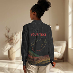 Personalized South Africa Black History Month Women Casual Shirt Live It Learn It Make It - African Pride