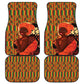 African Happy Mother's Day Car Mats Black Mothers Kente Pattern