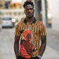 African Happy Mother's Day Polo Shirt Black Mothers Kente Pattern