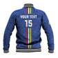 Custom Central African Republic Football Baseball Jacket Allez Les Fauves