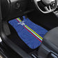 Custom Central African Republic Football Car Mats Allez Les Fauves