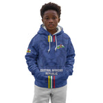 Custom Central African Republic Football Kid Hoodie Allez Les Fauves