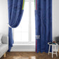 Custom Central African Republic Football Window Curtain Allez Les Fauves