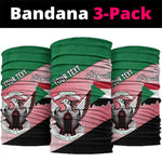Personalized Sudan Neck Gaiter Coat Of Arms Flag Style LT15