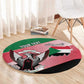 Personalized Sudan Round Carpet Coat Of Arms Flag Style