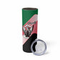 Personalized Sudan Skinny Tumbler Coat Of Arms Flag Style