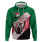 Personalized Sudan Zip Hoodie Coat Of Arms Flag Style