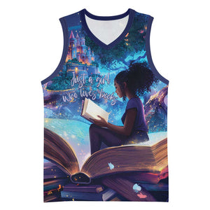 Black Girls Book Lovers Basketball Jersey So Many Books - So Little Time LT15
