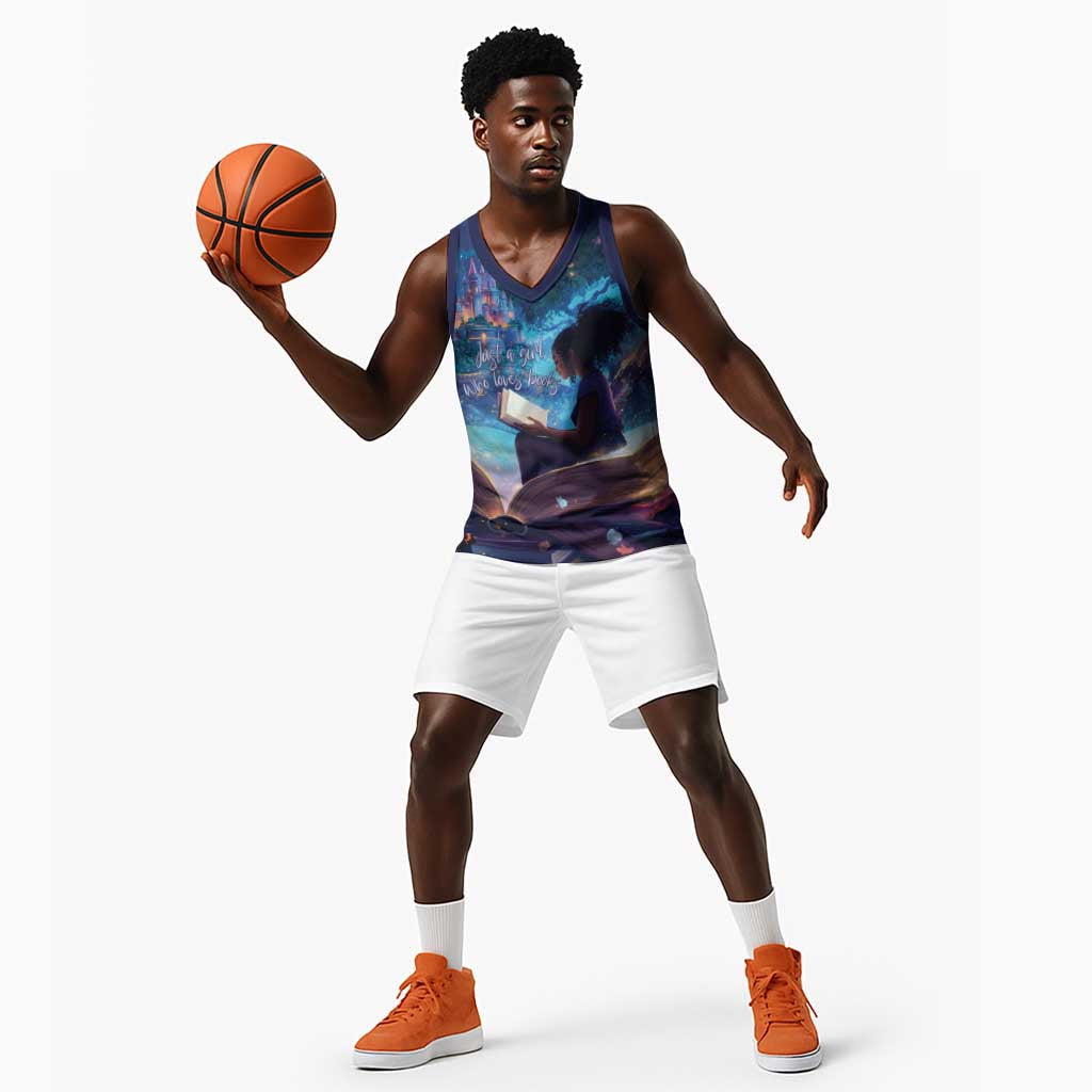 Black Girls Book Lovers Basketball Jersey So Many Books - So Little Time LT15