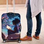 Black Girls Book Lovers Luggage Cover So Many Books - So Little Time