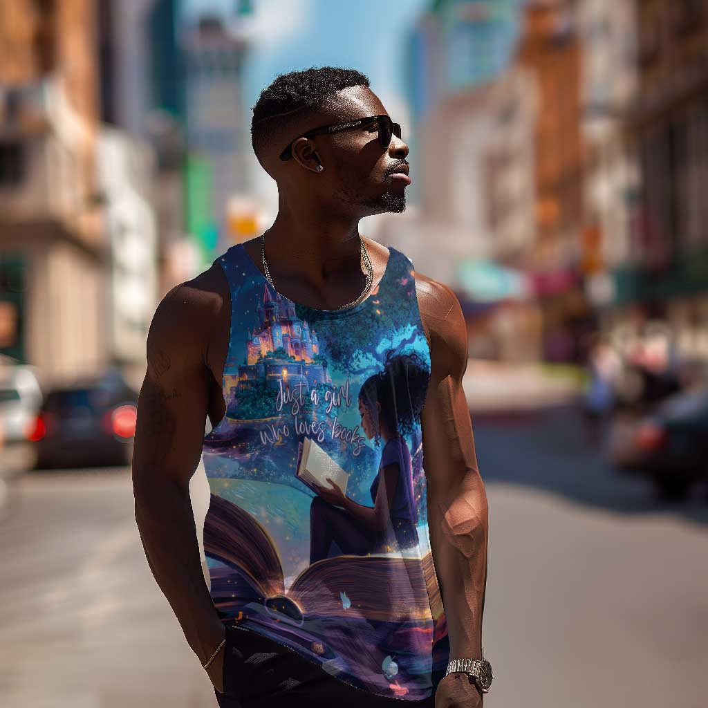 Black Girls Book Lovers Men Tank Top So Many Books - So Little Time
