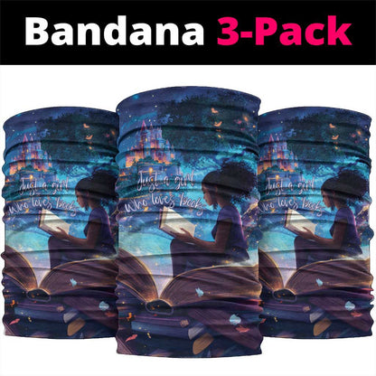 Black Girls Book Lovers Neck Gaiter So Many Books - So Little Time LT15