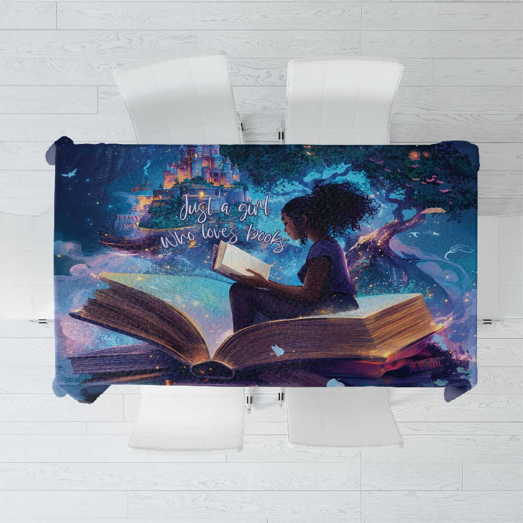 Black Girls Book Lovers Tablecloth So Many Books - So Little Time