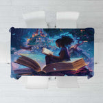 Black Girls Book Lovers Tablecloth So Many Books - So Little Time