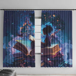 Black Girls Book Lovers Window Curtain So Many Books - So Little Time