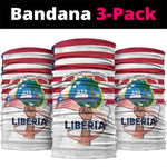Liberia Flag Day Neck Gaiter Coat Of Arms Map LT15
