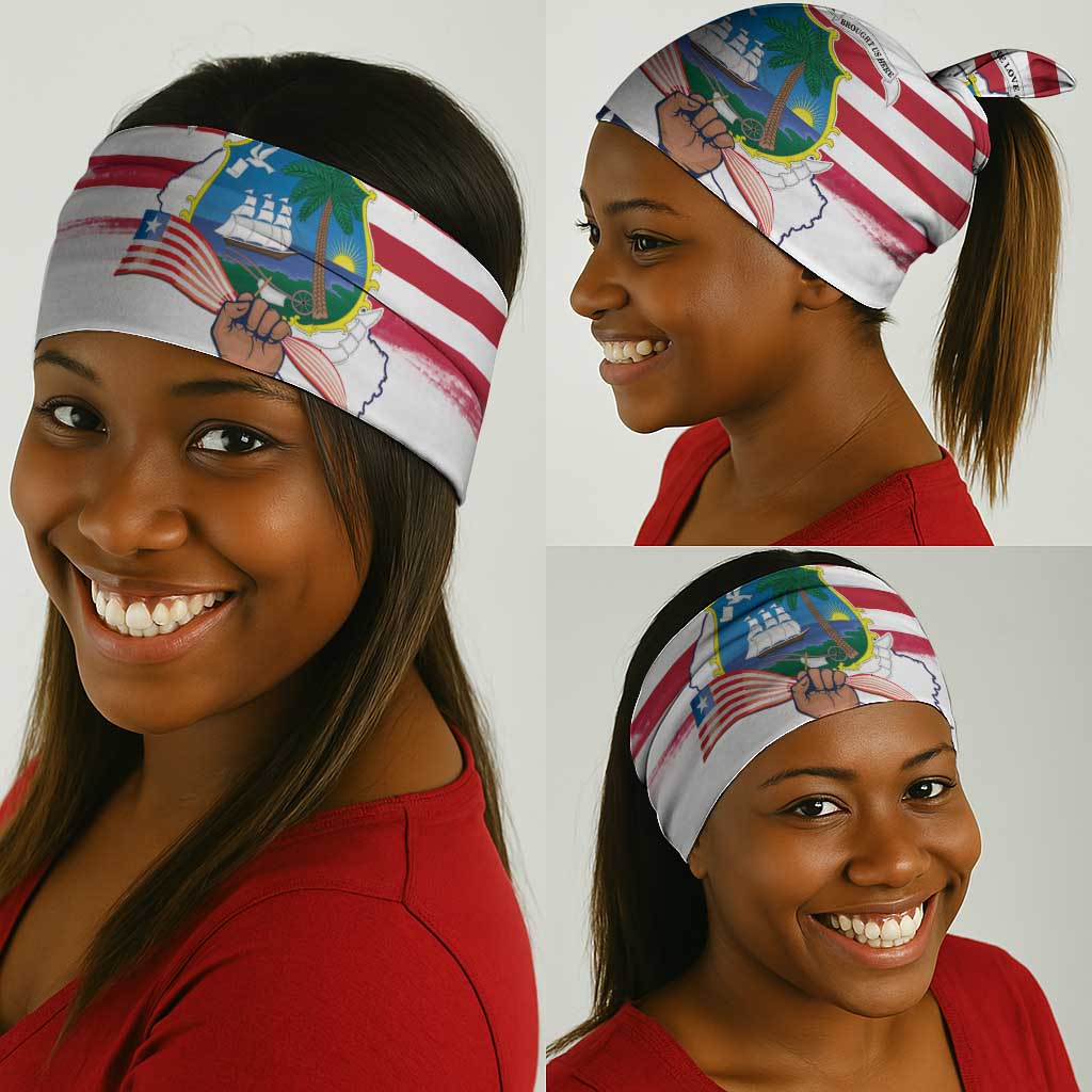 Liberia Flag Day Neck Gaiter Coat Of Arms Map LT15