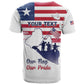 Personalised Liberia Flag Day T shirt Coat Of Arms With Map