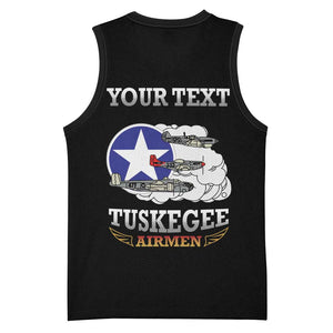 Personalized Red Tails Legacy Basketball Jersey WWII Legacy Tribute - Black Color LT15