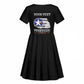 Personalized Red Tails Legacy Kid Short Sleeve Dress WWII Legacy Tribute - Black Color - African Pride