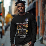 Personalized Red Tails Legacy Long Sleeve Shirt WWII Legacy Tribute - Black Color - African Pride