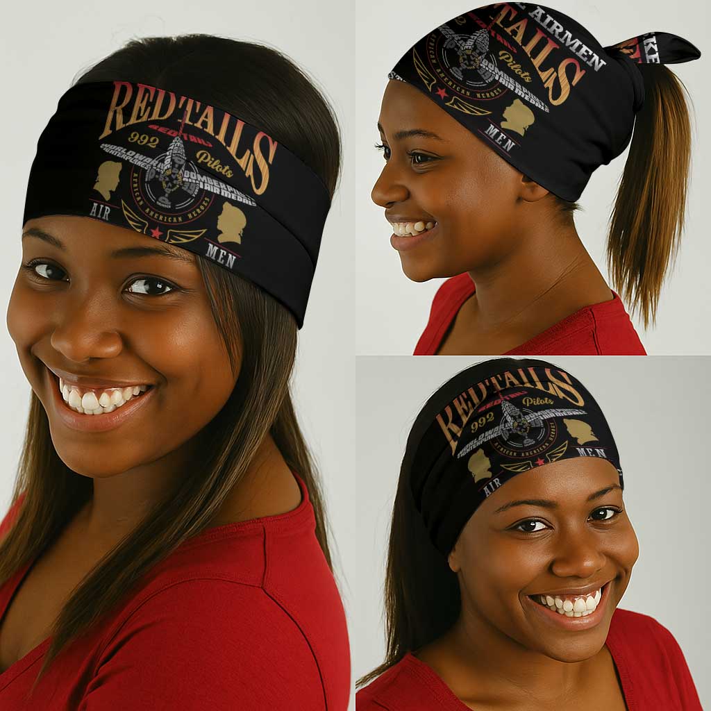 Red Tails Legacy Neck Gaiter WWII Legacy Tribute - Black Color LT15