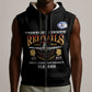 Personalized Red Tails Legacy Sleeveless Zip Hoodie WWII Legacy Tribute - Black Color - African Pride