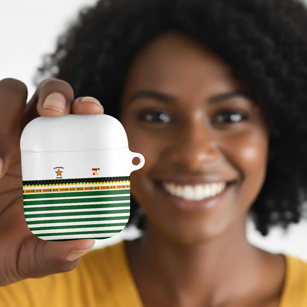 Zimbabwe Rugby Sevens AirPods Case Go Cheetahs Go