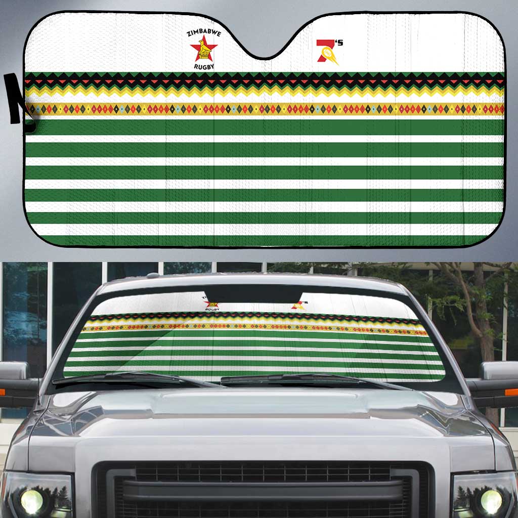 Zimbabwe Rugby Sevens Auto Sun Shade Go Cheetahs Go