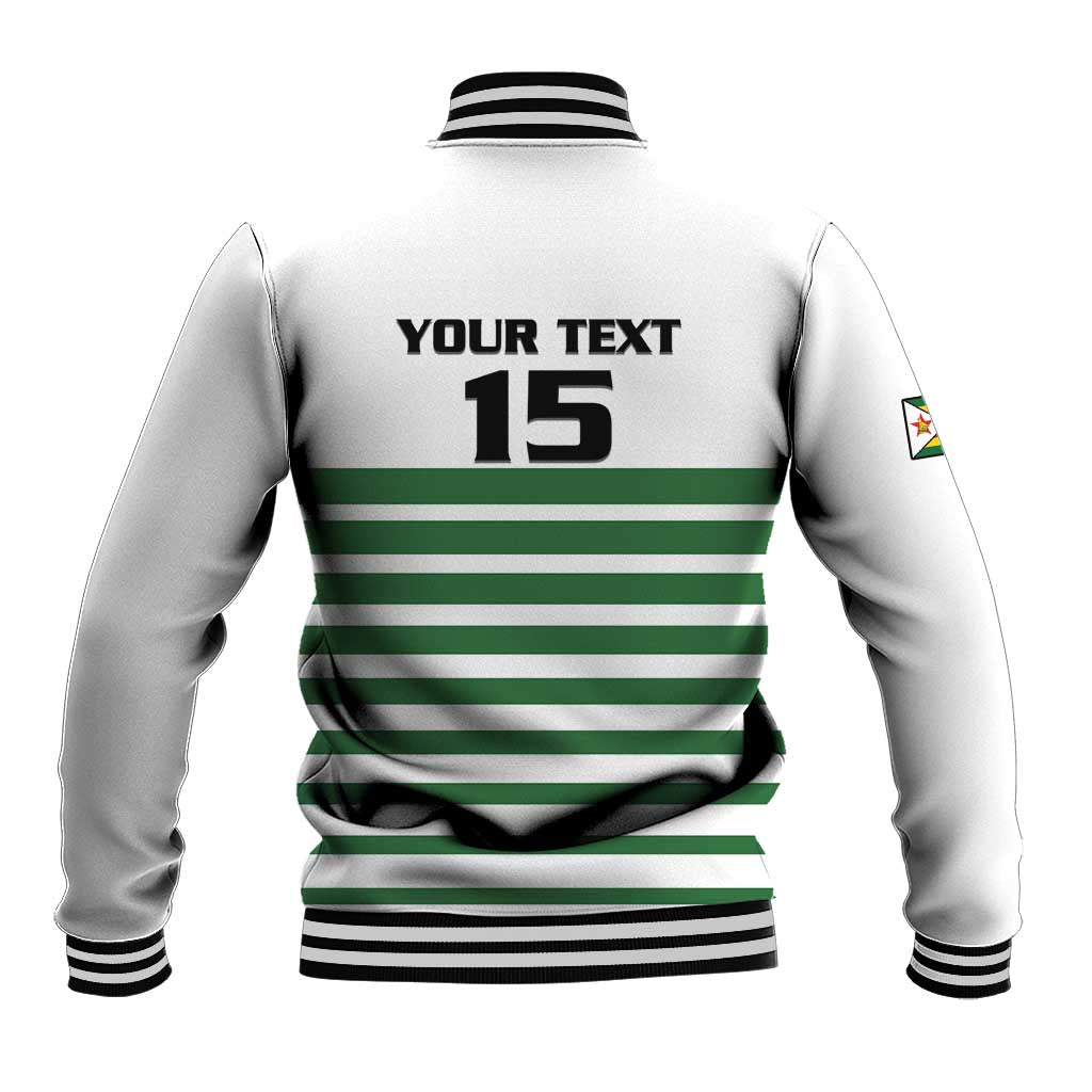 Zimbabwe Rugby Sevens Custom Baseball Jacket Go Cheetahs - African Pride