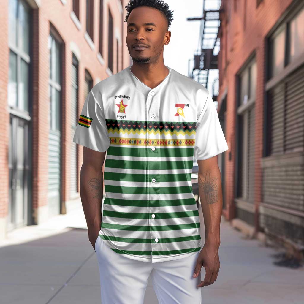 Zimbabwe Rugby Sevens Custom Baseball Jersey Go Cheetahs - African Pride