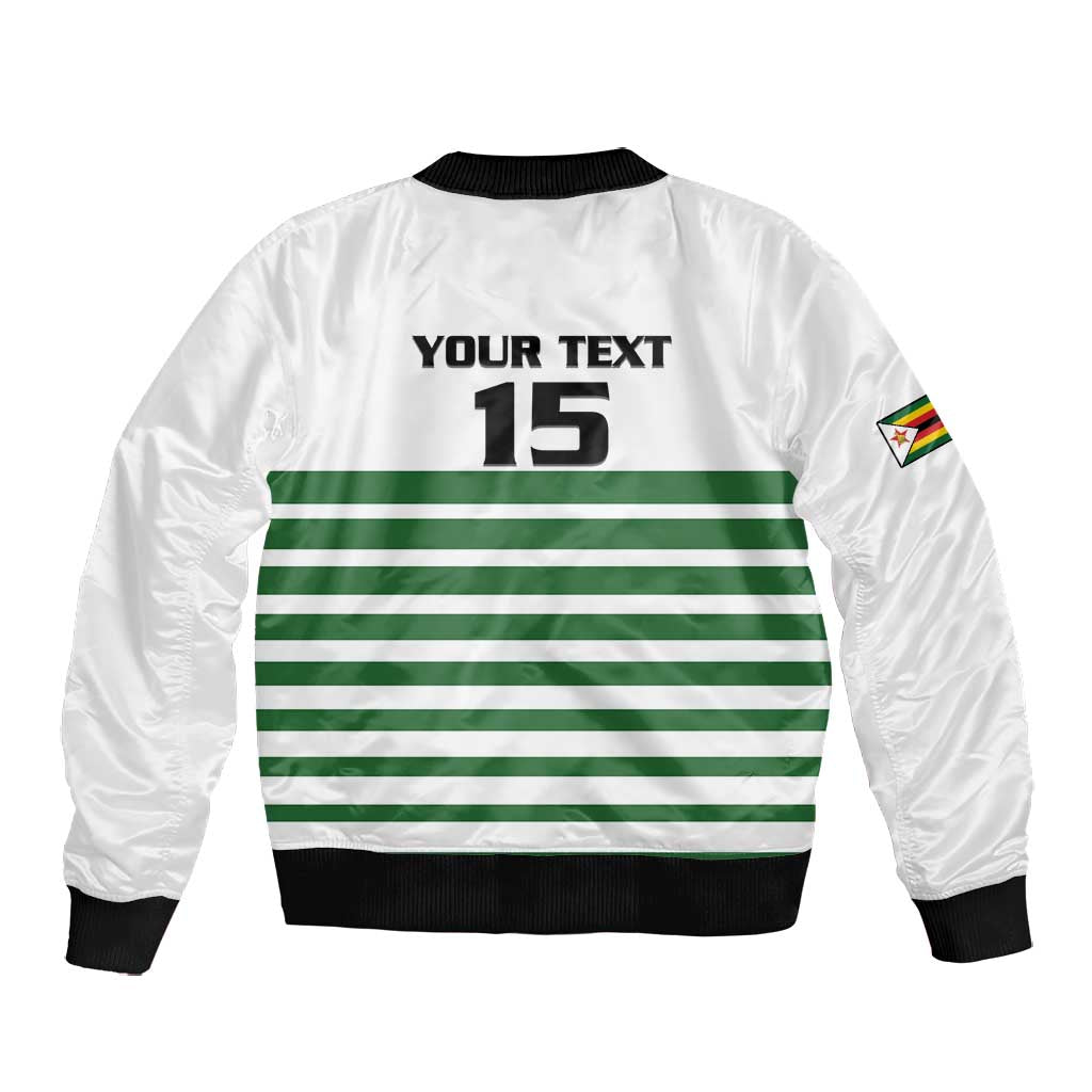 Zimbabwe Rugby Sevens Custom Bomber Jacket Go Cheetahs - African Pride