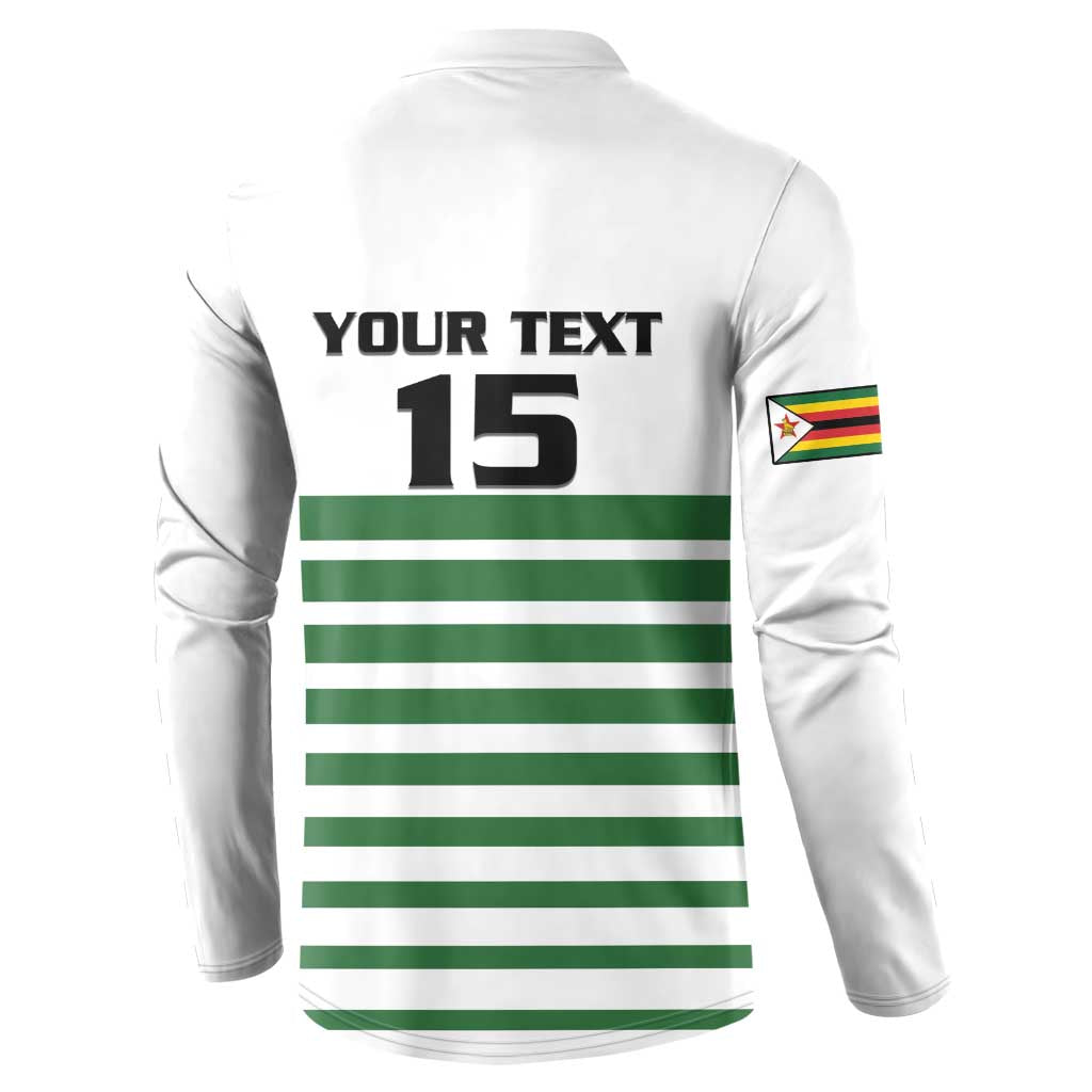 Zimbabwe Rugby Sevens Custom Button Sweatshirt Go Cheetahs Go