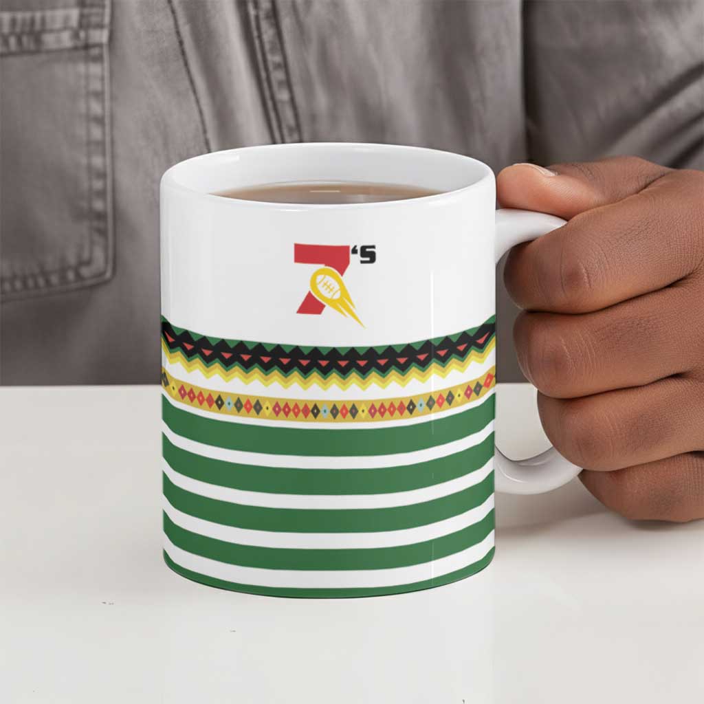 Zimbabwe Rugby Sevens Ceramic Mug Go Cheetahs Go