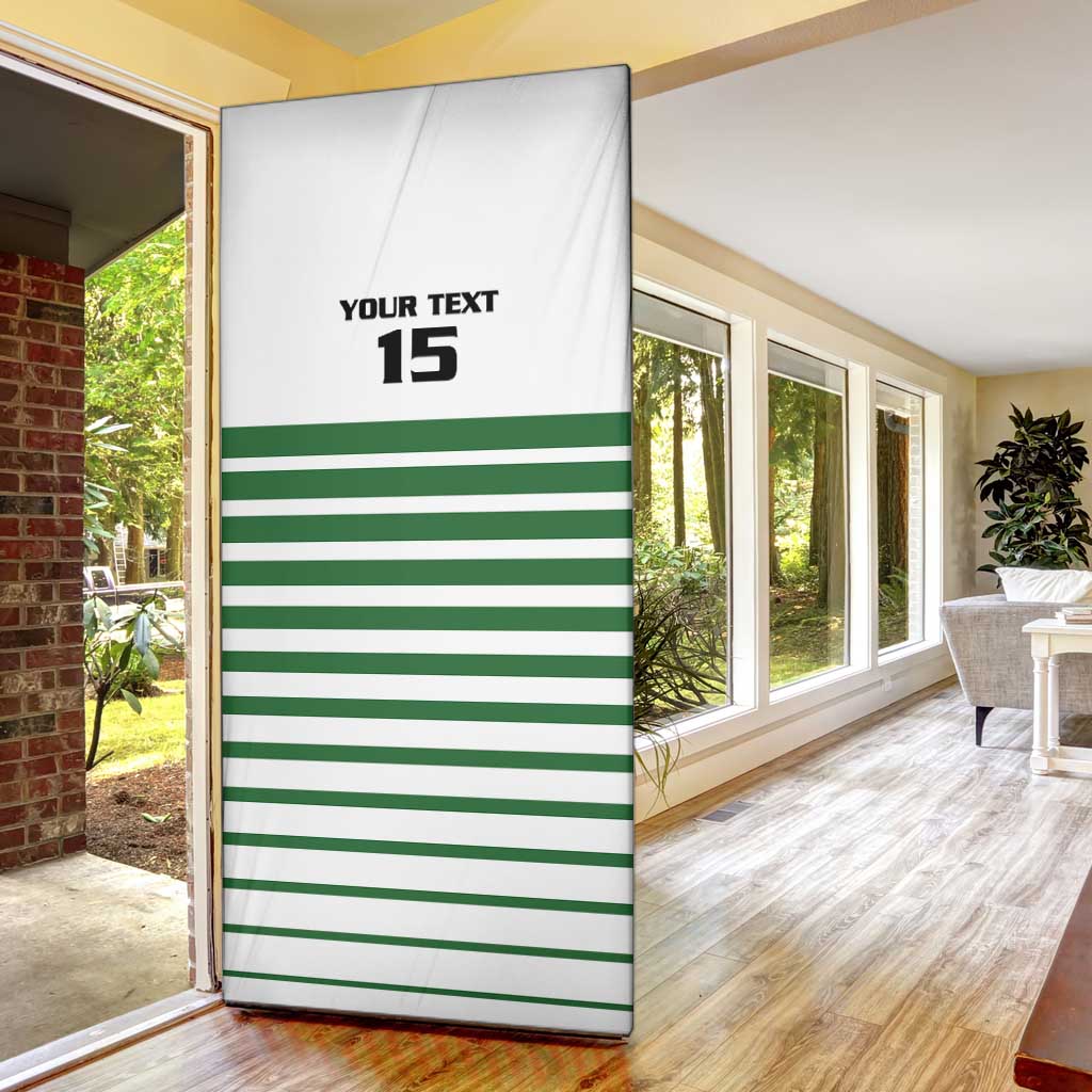 Zimbabwe Rugby Sevens Custom Door Cover Go Cheetahs Go