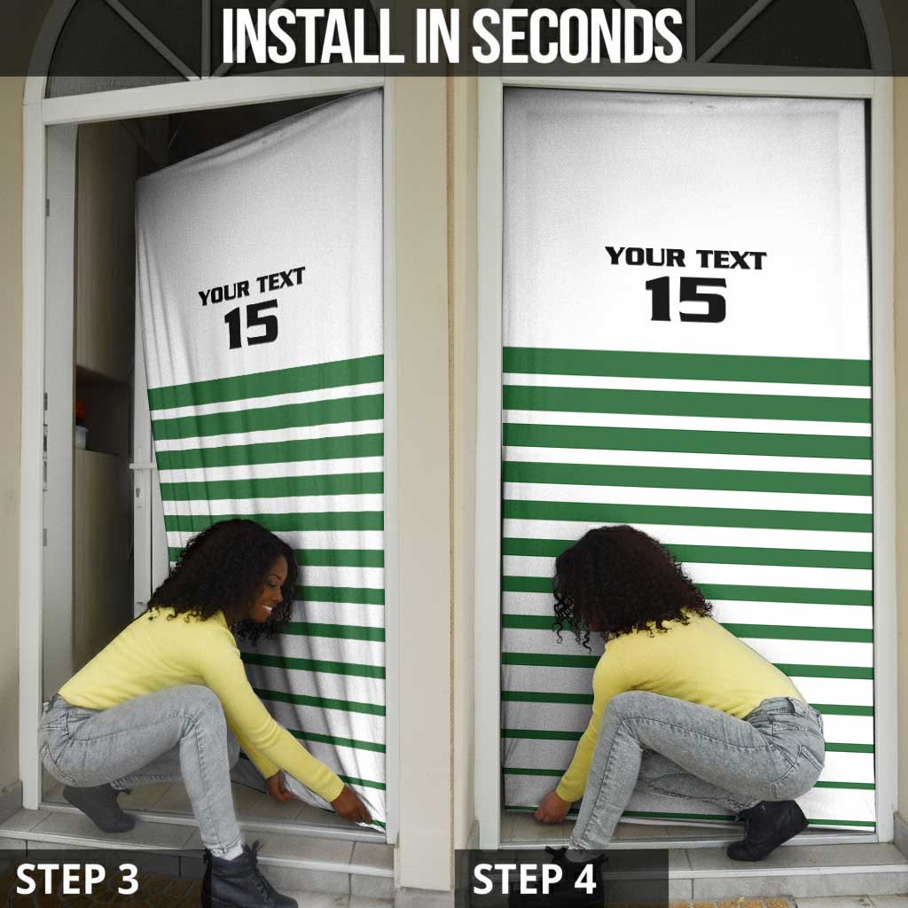 Zimbabwe Rugby Sevens Custom Door Cover Go Cheetahs Go