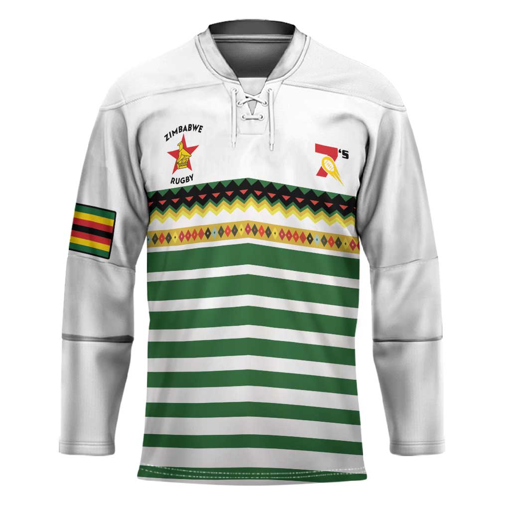Zimbabwe Rugby Sevens Custom Hockey Jersey Go Cheetahs Go