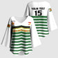 Zimbabwe Rugby Sevens Custom Kimono Sleeve Blouse Go Cheetahs Go
