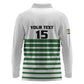 Zimbabwe Rugby Sevens Custom Long Sleeve Polo Shirt Go Cheetahs - African Pride
