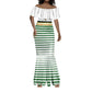 Zimbabwe Rugby Sevens Custom Mermaid Dress Go Cheetahs - African Pride