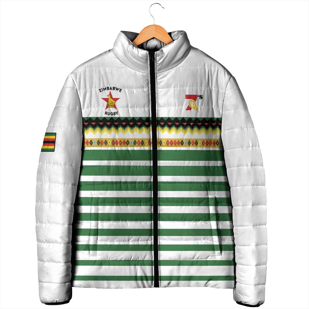 Zimbabwe Rugby Sevens Custom Padded Jacket Go Cheetahs Go