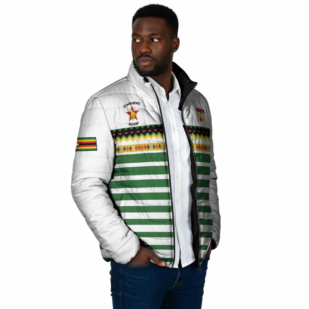 Zimbabwe Rugby Sevens Custom Padded Jacket Go Cheetahs Go