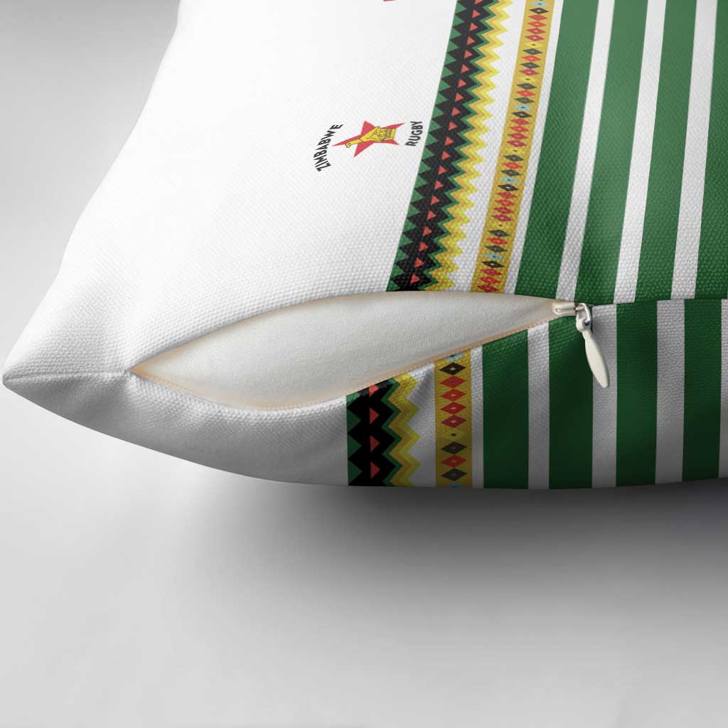 Zimbabwe Rugby Sevens Pillow Cover Go Cheetahs Go