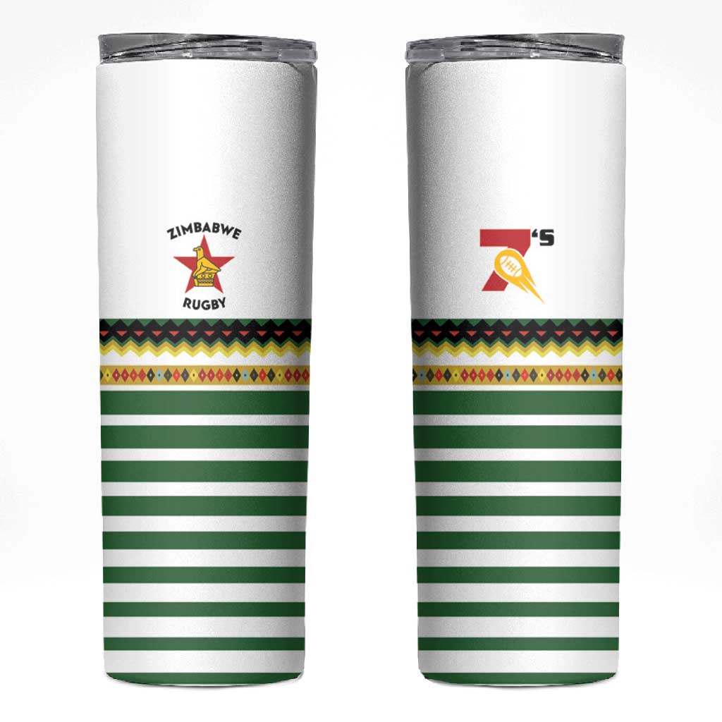 Zimbabwe Rugby Sevens Skinny Tumbler Go Cheetahs - African Pride