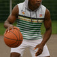 Zimbabwe Rugby Sevens Custom Sleeveless Hoodie Go Cheetahs - African Pride