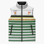 Zimbabwe Rugby Sevens Custom Sleeveless Puffer Jacket Go Cheetahs Go