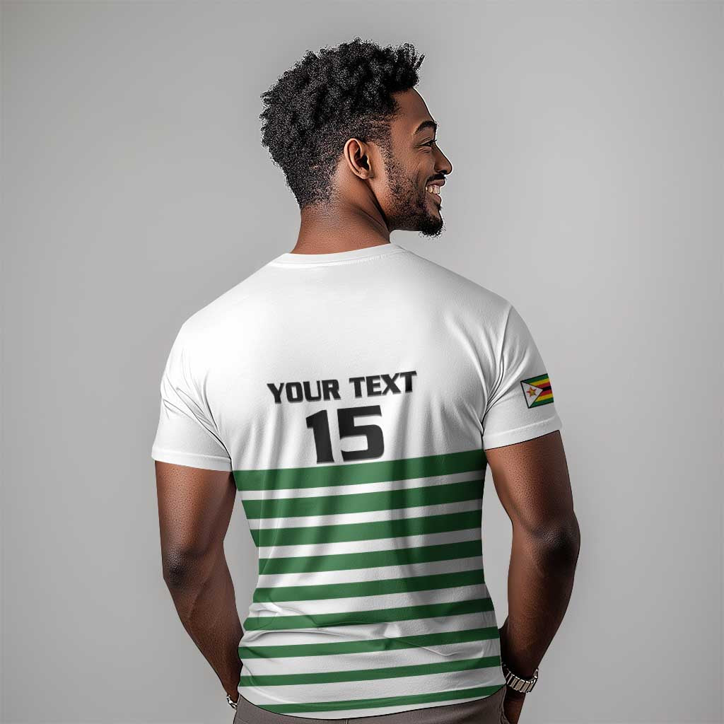 Zimbabwe Rugby Sevens Custom T shirt Go Cheetahs - African Pride
