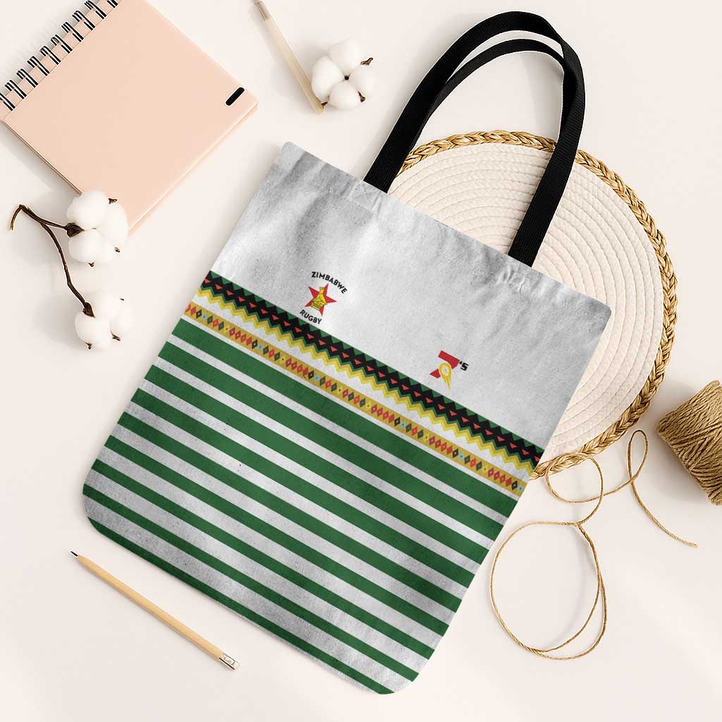 Zimbabwe Rugby Sevens Tote Bag Go Cheetahs Go